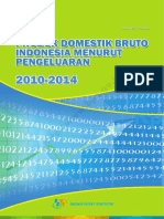 Produk Domestik Bruto Indonesia Menurut Penggunaan Tahun 2009 2014 Rev