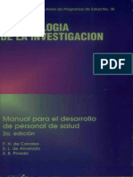 Metodologia de La Investigacion Manual Para El Desarrollo de Personal de Salud 35