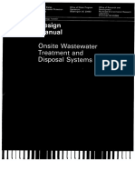 Onsite Wastewater treatment design manual