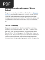 Langkah Memelihara Bangunan