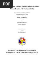 Download Thesis Stability Analysis of Rotors Mounted on Gas Foil Bearings by Anand Fapal SN316219689 doc pdf
