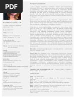 Barbara New Resume June 2016