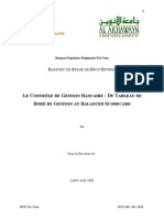 Le Contrôle de Gestion Bancaire