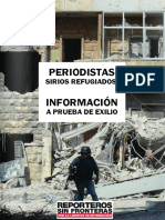 Periodistas refugiados informe. 