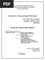 Fisa de Observatie Clinica Reumatologie/Nefrologie