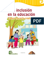 La inclusión en la educación