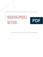 Mikroskopijske Metode PDF