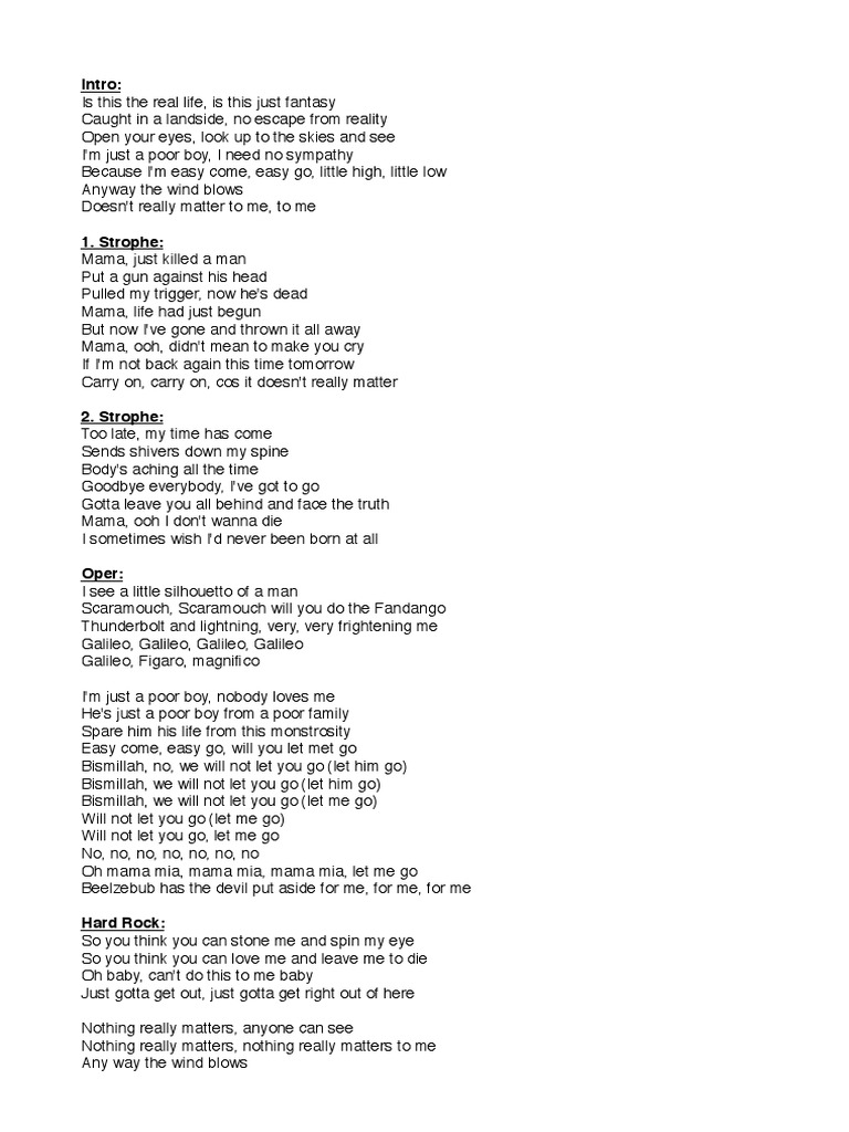 I See A Silhouetto Of A Man Lyrics