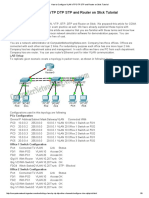 How to Configure VLAN VTP DTP STP and Router on Stick Tutorial