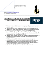 Deatailed Methodology For Road Inventory System