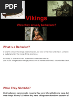 were the vikings actually barbarians-