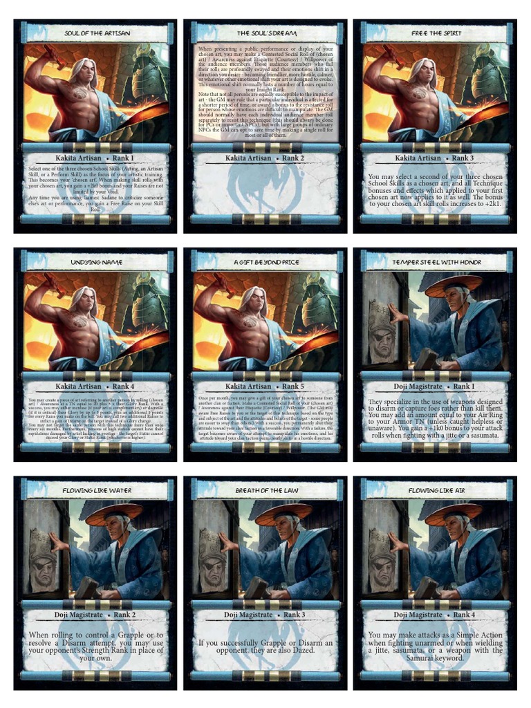 Cartas l5r Crane Print | PDF | Weaponry | Unrest