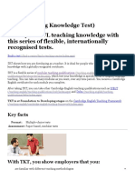 TKT (Teaching Knowledge Test) - Cambridge English PDF