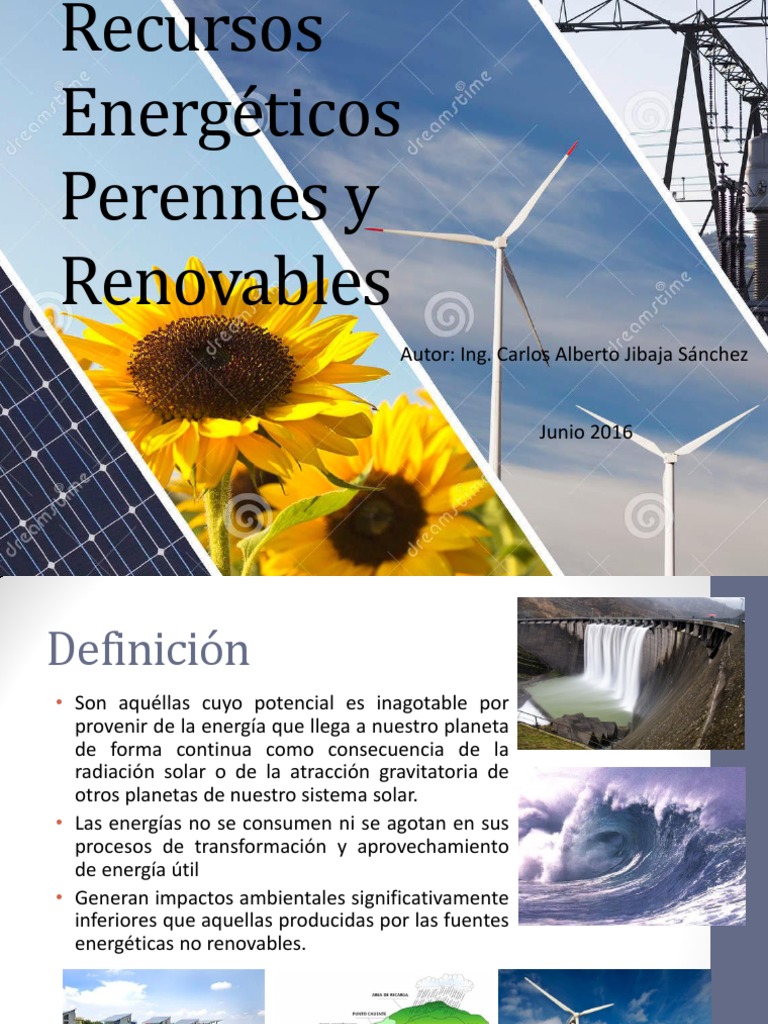 Recursos Energéticos Renovables PPT Energía solar Biomasa