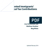 Undocumented Immigrants' State and Local Tax Contributions 