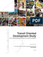 Transit Oriented Development Study for Proposed North-South Light Rail - St. Louis, MO