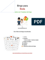 Bingo para Bodas Gratis