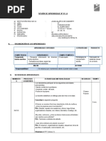 Sesión de Aprendizaje Nº 01- EL SUBRAYADO