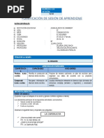 Sesión de Aprendizaje - EL RESUMEN