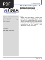Entre Práticas [Historiográficas e de Desenho]