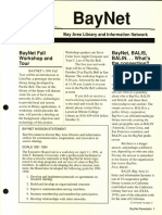 BayNet News Fall 1991