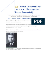 PES - Percepciion Extrasensorial - Lección 6