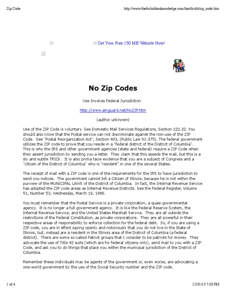 No ZipCode U.S. State Federal Government Of The United States