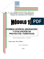 Módulo Formulación Elaboración y Evaluación de Proyectos Turísticos.pdf