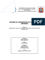 Informe - Practica N°2 Perdidas de Carga en Los Componentes de Las Instalacioens Hidráulicas