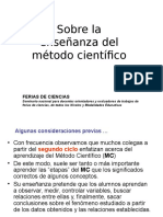 Sobre La Ensenanza Del Metodo Cientifico