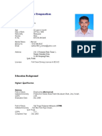 Sathia Nathan S/o Renganathan: Personal Particulars