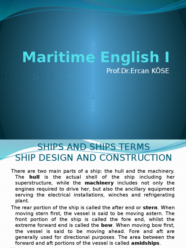 Maritime English