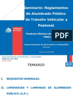 Seminario de Reglamentos de A P Productos Eléctricos de Uso en A P - 26012016