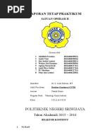 Download Laporan Tetap Reaktor Kontinyu Cstr by fitraandi29 SN316290179 doc pdf
