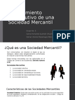 Procedimiento constitutivo sociedad mercantil