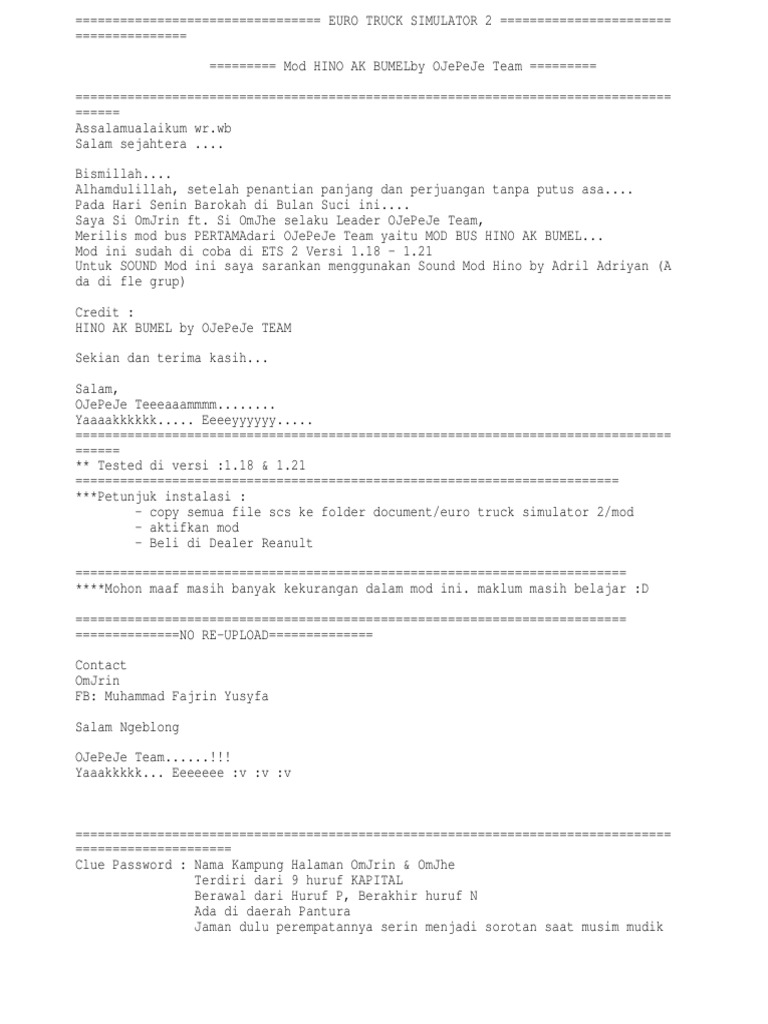 Baca Dulu... !!! | PDF