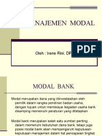 Manajemen Modal Bank