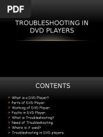 Troubleshooting in DVD Players