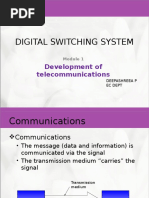 Digital Switching System: Development of Telecommunications