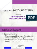 Digital Switching System: Development of Telecommunications