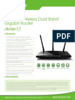 AC1750 Wireless Dual Band Gigabit Router