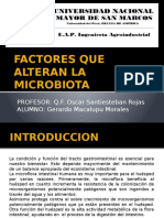 Factores Que Alteran La Microbiota