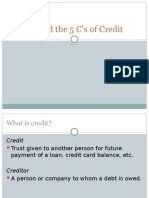 5C of Credit - 1