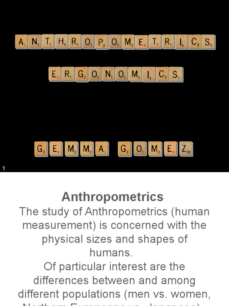 Human Dimensions in Design and Ergonomics | PDF | Anthropometry | Human ...