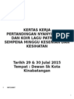 Kertas Konsep Pertandingan Nyanyian SK Kota