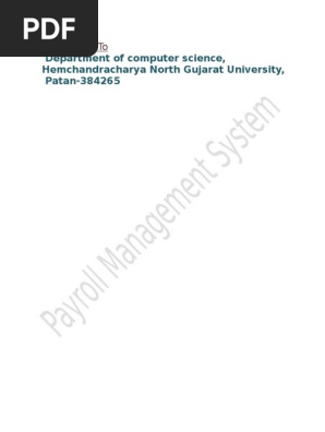 Payroll Report