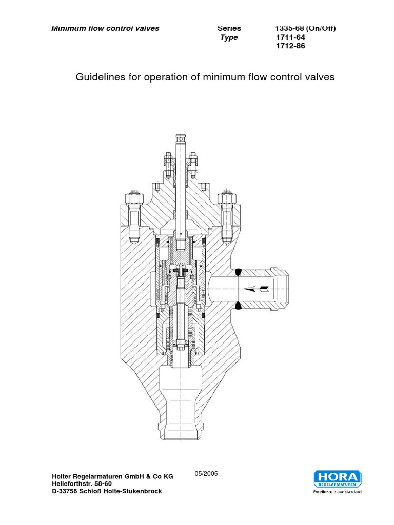 Minimum Flow Control Valves Guide | PDF | Valve | Actuator