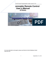 User Manual IR Mode en v14