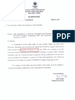Ugc Notification for Ph.D