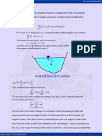 Centroid From Free Surface: 9.1 Specific Force